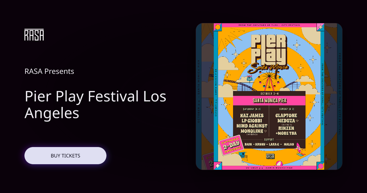 Pier Play Festival Los Angeles
